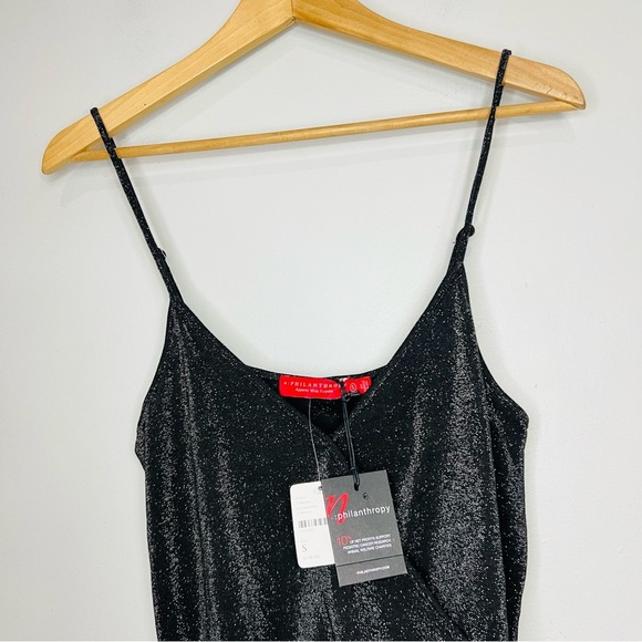 NWT Free People N:Philanthropy Vegas Bodysuit Vegas Sparkle size small - Picture 5 of 10